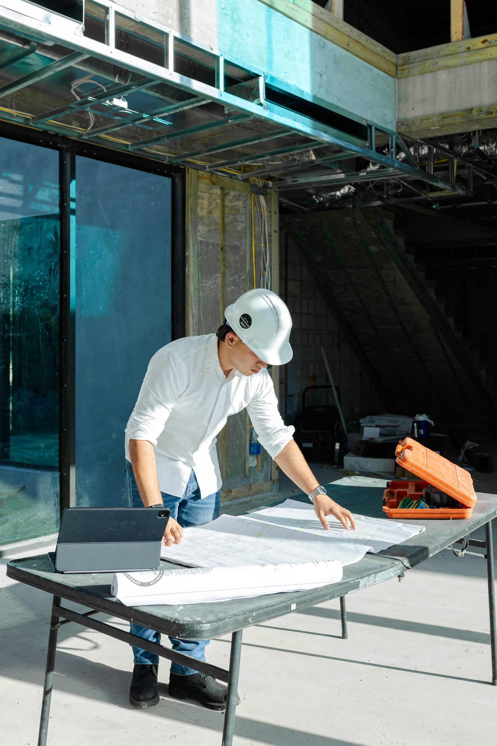 On-Site Blueprint Review & Framing Supervision