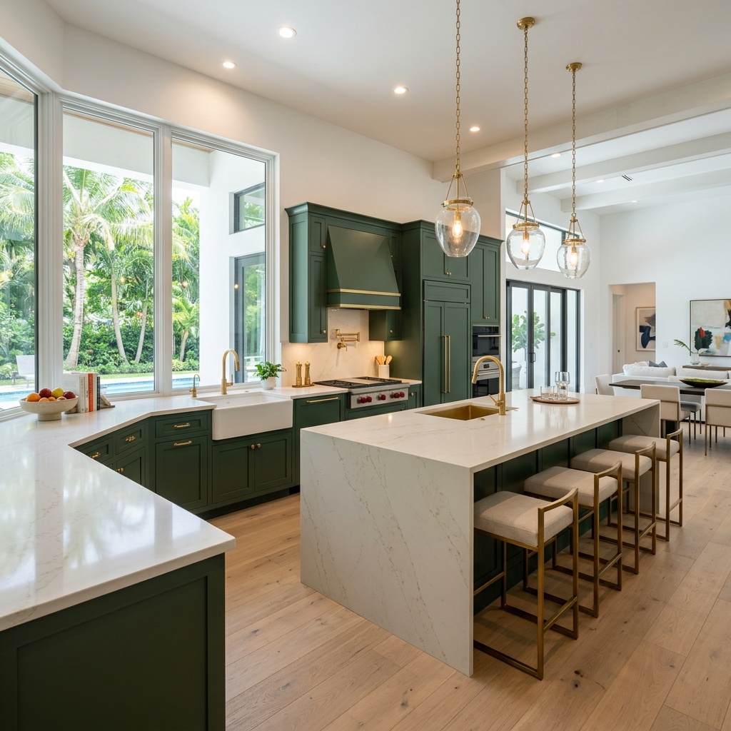 After: Luxury Culinary Haven - Bespoke Custom Kitchen Remodel